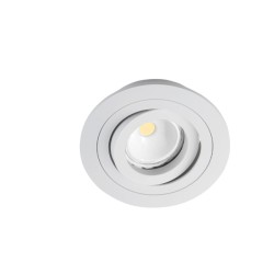 FOCO LED ORIENTABLE REDONDO BLANCO