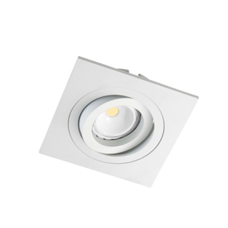 FOCO LED ORIENTABLE CUADRADO BLANCO