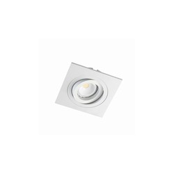 FOCO LED ORIENTABLE CUADRADO BLANCO