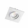 FOCO LED ORIENTABLE CUADRADO BLANCO