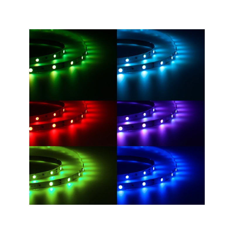 TIRA LED RGB C. REMOTO 1800lm 12W C/TRANSF