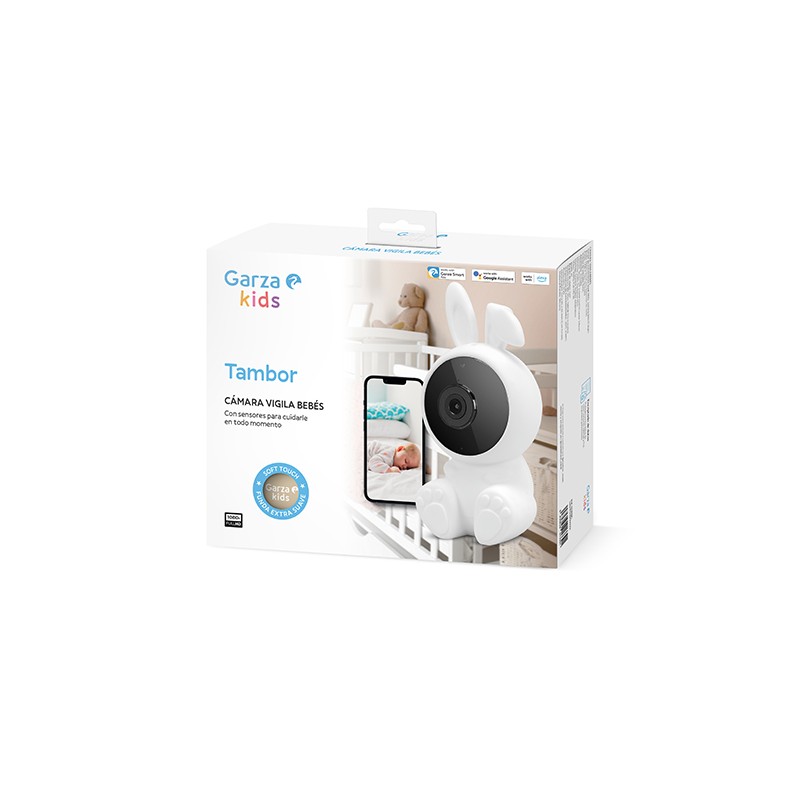 CAMARA IP WIFI VIGILA BEBES TAMBOR C/3 FUNDAS