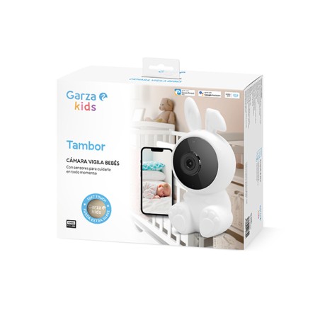 CAMARA IP WIFI VIGILA BEBES TAMBOR C/3 FUNDAS