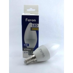 LAMPARA LED VELA E14 LC 3000K 450LM