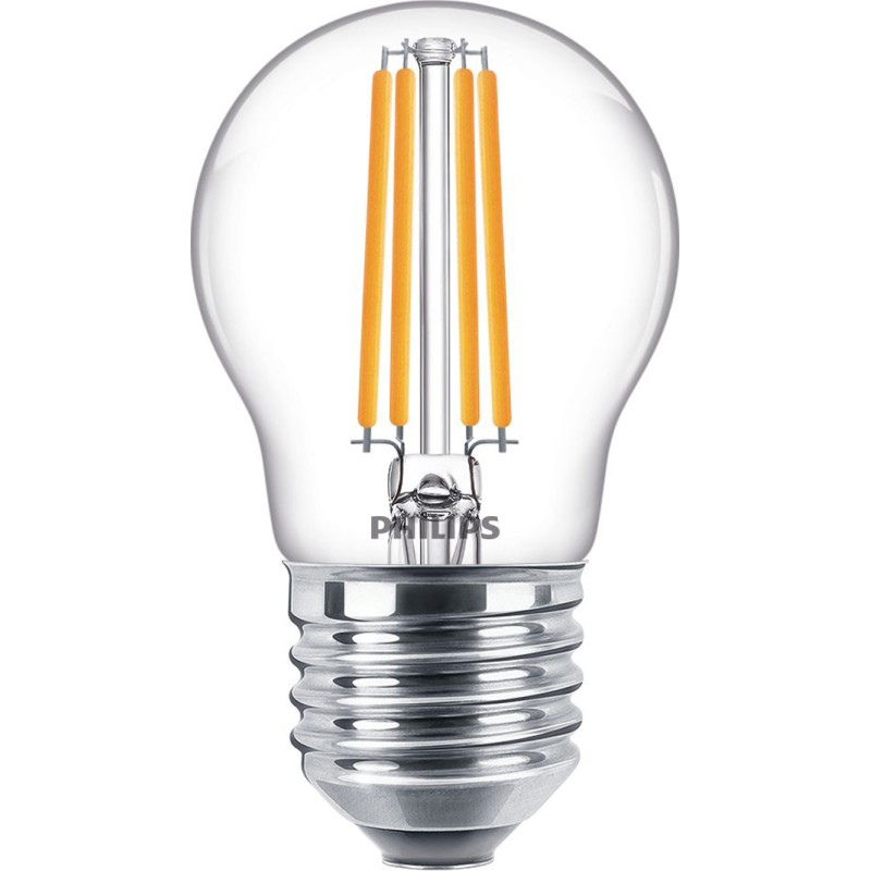 LAMPARA LED ESFERICA E27 LC 2700K 806LM TRANSP FIL