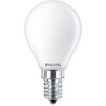 LAMPARA LED ESFERICA E14 LC 2700K 806LM OPACA