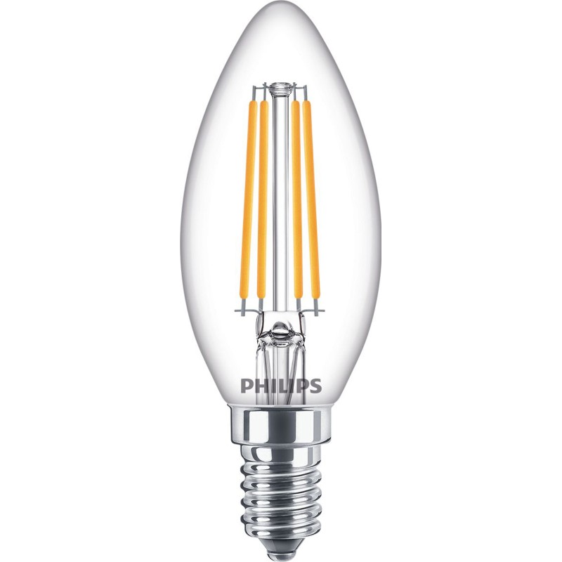 LAMPARA LED VELA E14 LC 2700K 806LM TRANSP FIL