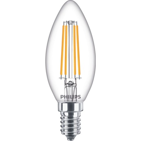 LAMPARA LED VELA E14 LC 2700K 806LM TRANSP FIL