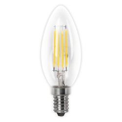 LAMPARA LED VELA FILAM E14 F