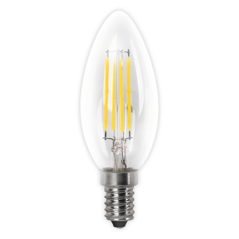 LAMPARA LED VELA FILAM E14 F