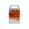 TACO PLASTICO BLANCO C/5 PZS