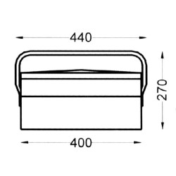 CAJA HERRAMIENTAS METAL