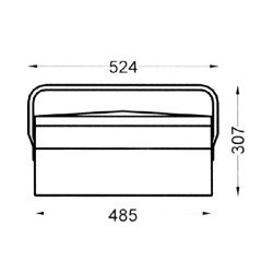 CAJA HERRAMIENTAS METAL