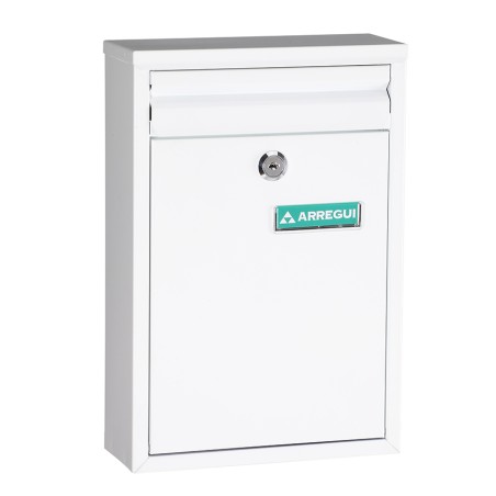 BUZON EXTERIOR ACERO BLANCO