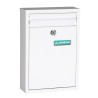 BUZON EXTERIOR ACERO BLANCO