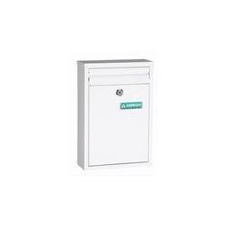 BUZON EXTERIOR ACERO BLANCO