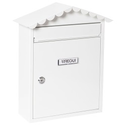 BUZON EXTERIOR ACERO BLANCO