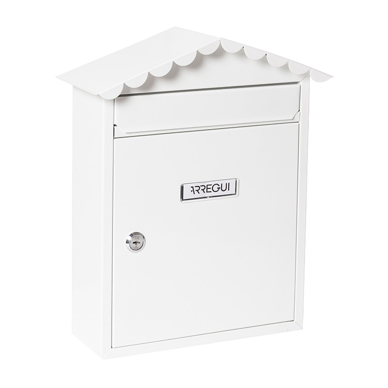 BUZON EXTERIOR ACERO BLANCO