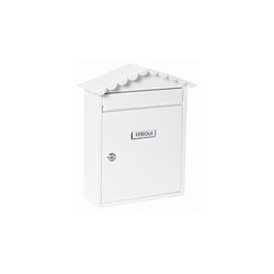 BUZON EXTERIOR ACERO BLANCO