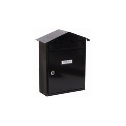 BUZON EXTERIOR ACERO NEGRO