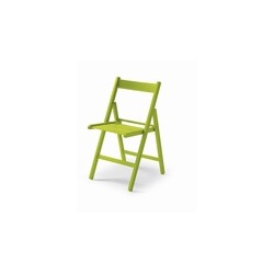 SILLA PLEGABLE MADERA VERDE