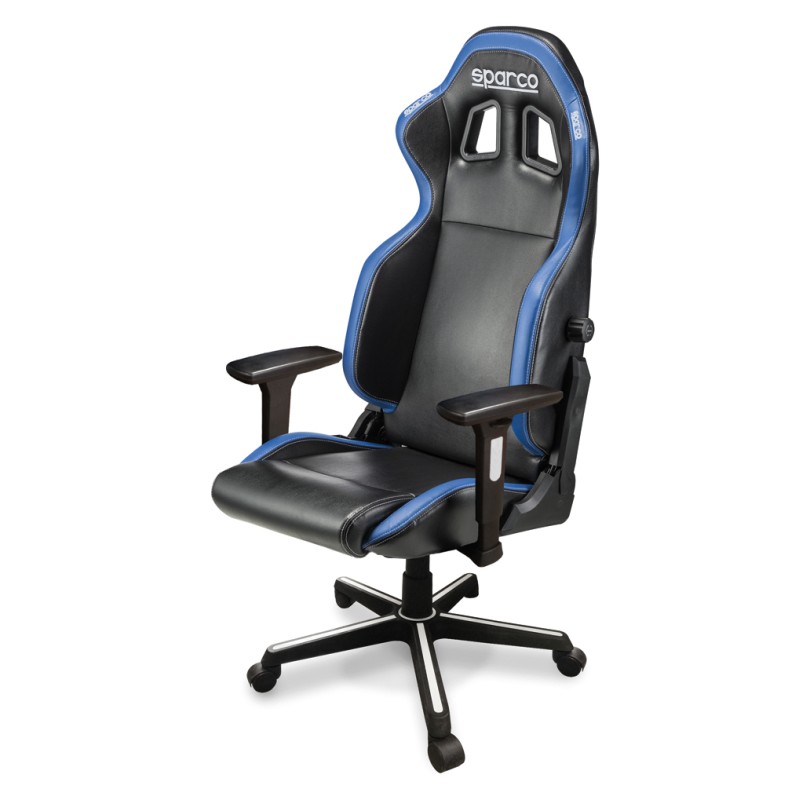 SILLON PIEL OFICINA-GAMING AZUL