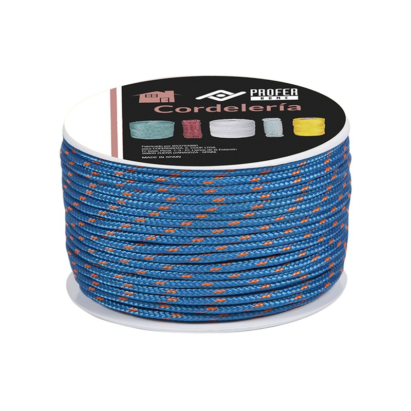 CORDON FANTASIA PES 4MM AZUL