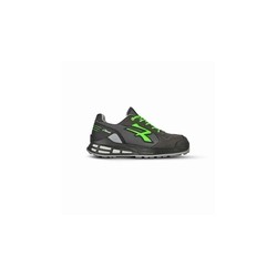 ZAPATO DEPORTIVO S1P PU+PL GRIS/VERDE