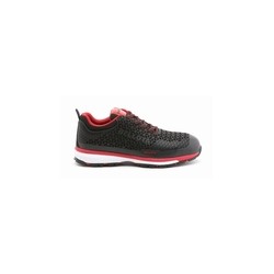 ZAPATO DEPORTIVO S3 NEGRO-ROJO