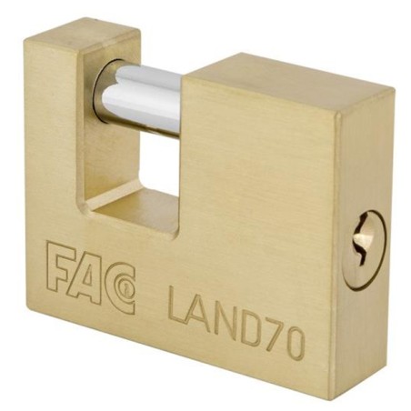 CANDADO LATON RECTANGULAR