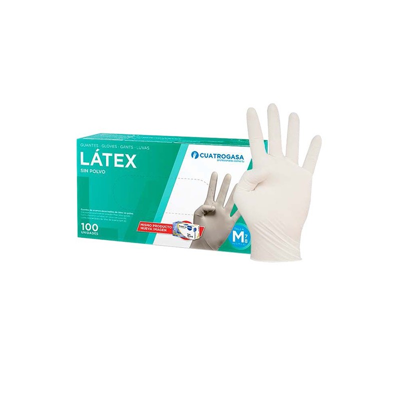 GUANTE LATEX DESECHABLE C/100