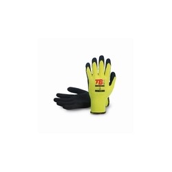 GUANTE POLIESTER LATEX AMARILLO