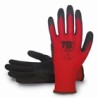 GUANTE POLIESTER LATEX ROJO