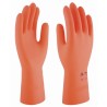 GUANTE LATEX INDUSTRIAL NARANJA