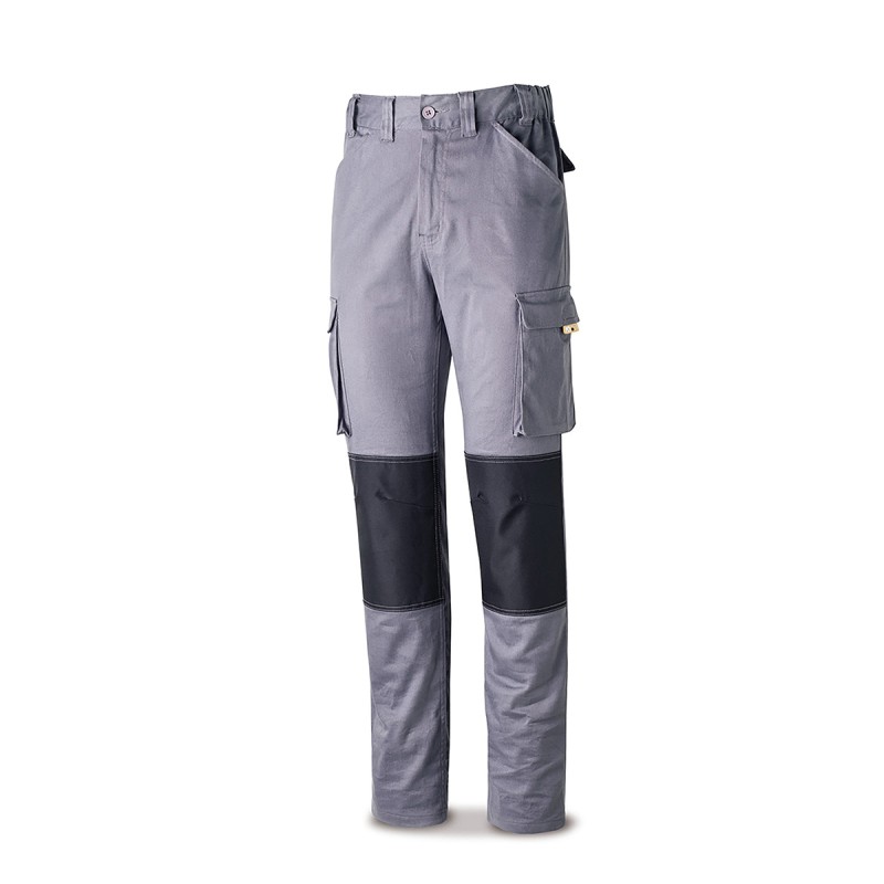 PANTALON STRETCH MULTIBOLSILLO GRIS