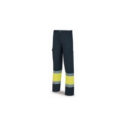 PANTALON A.VISIBILIDAD AMARILLO AZUL