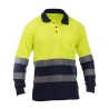 POLO AV M/LARGA AMARILLO/AZUL