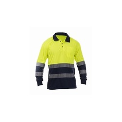 POLO AV M/LARGA AMARILLO/AZUL