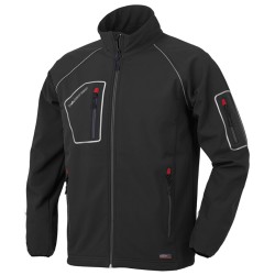 CHAQUETA SOFTSHELL 4B NEGRA