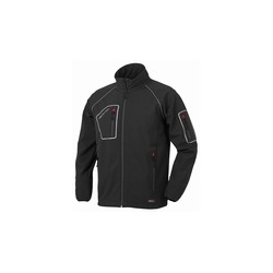 CHAQUETA SOFTSHELL 4B NEGRA