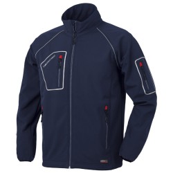 CHAQUETA SOFTSHELL 4B AZUL