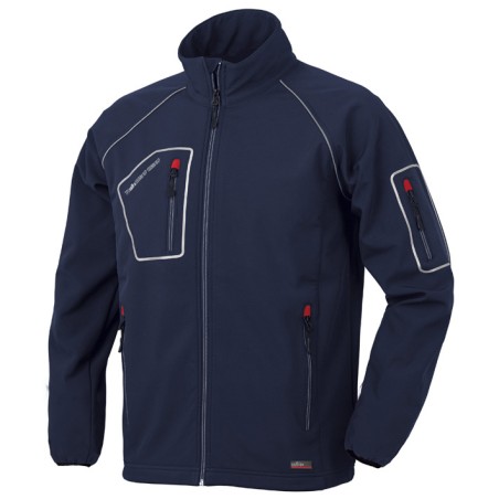 CHAQUETA SOFTSHELL 4B AZUL