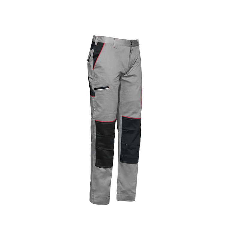 PANTALON STRETCH MULTIBOLSILLO BOOM GRIS