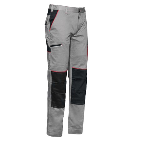 PANTALON STRETCH MULTIBOLSILLO BOOM GRIS