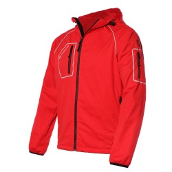 CHAQUETA SOFTSHELL POLIEST ROJ