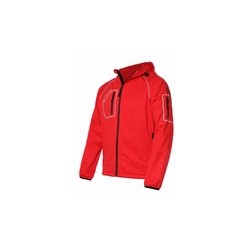 CHAQUETA SOFTSHELL POLIEST ROJ