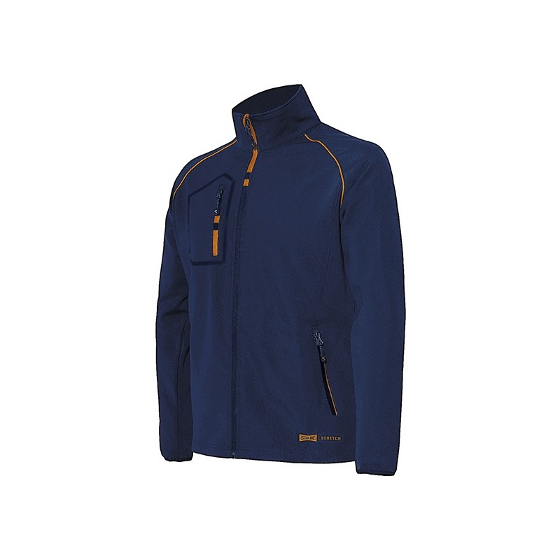 CHAQUETA SOFTSHELL AZUL