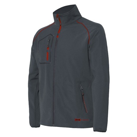 CHAQUETA SOFTSHELL GRIS