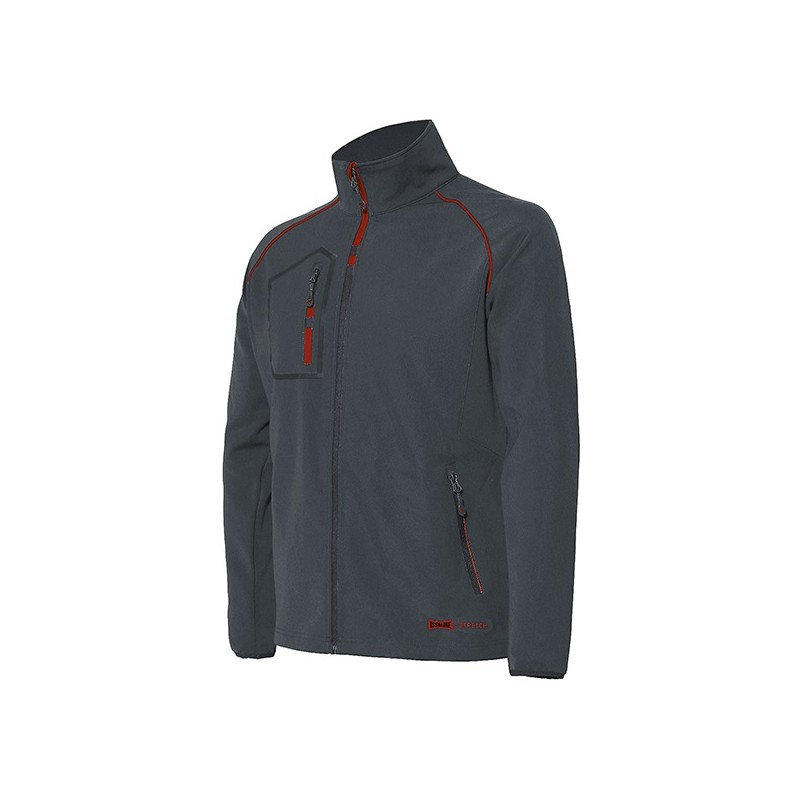 CHAQUETA SOFTSHELL GRIS