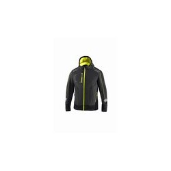 CAZADORA SOFTSHELL GRIS/AMA FLUOR